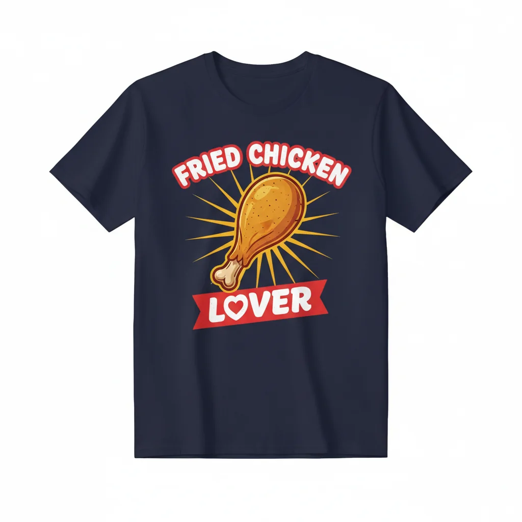 The "KFC Lover" Essential Tee: Wear Your Fried Chicken Passion