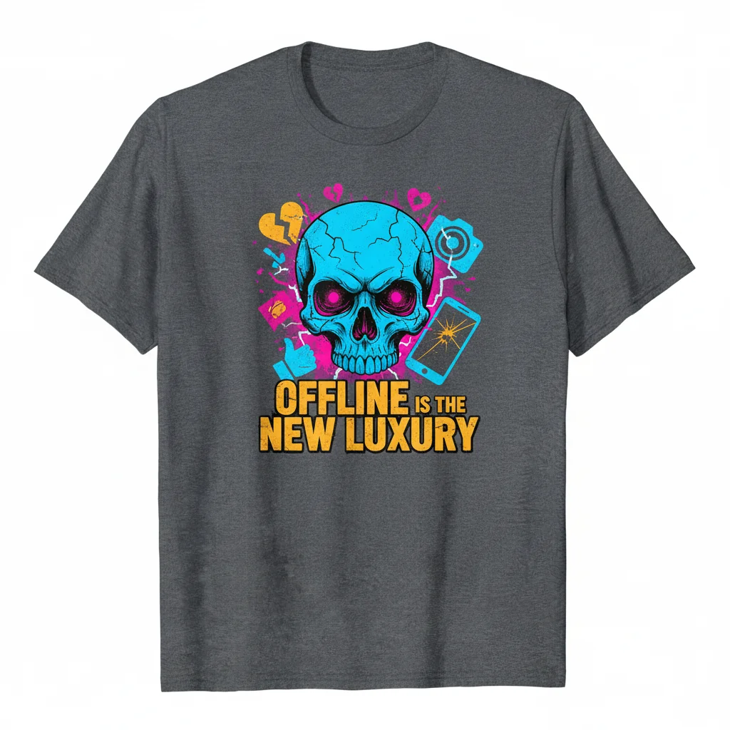 Camiseta 'Kill Every Influencer' – Humor Satírico Gráfico Premium