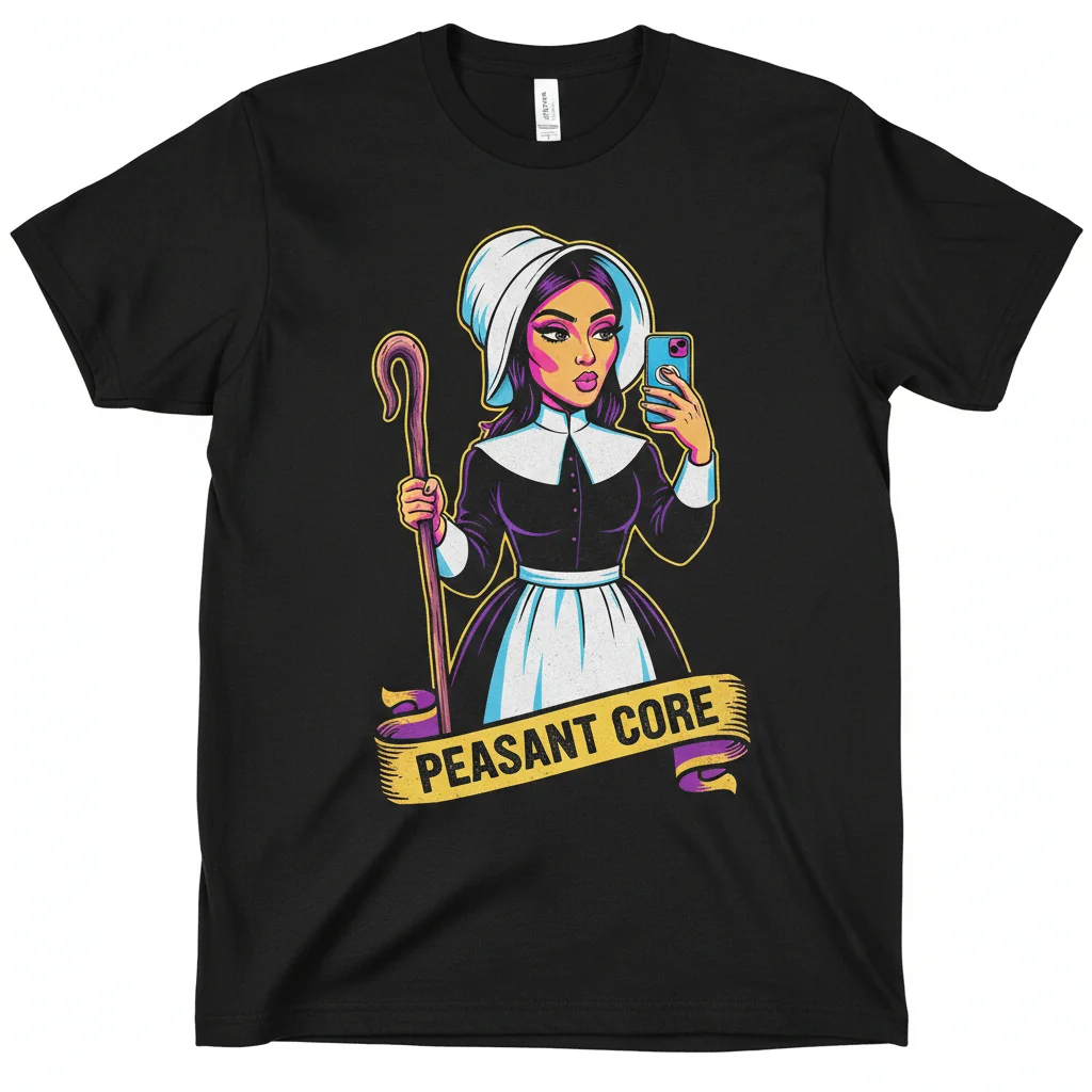 Kim Kardashian Olden Days Pilgrim Peasant Core Meme Essential T-Shirt