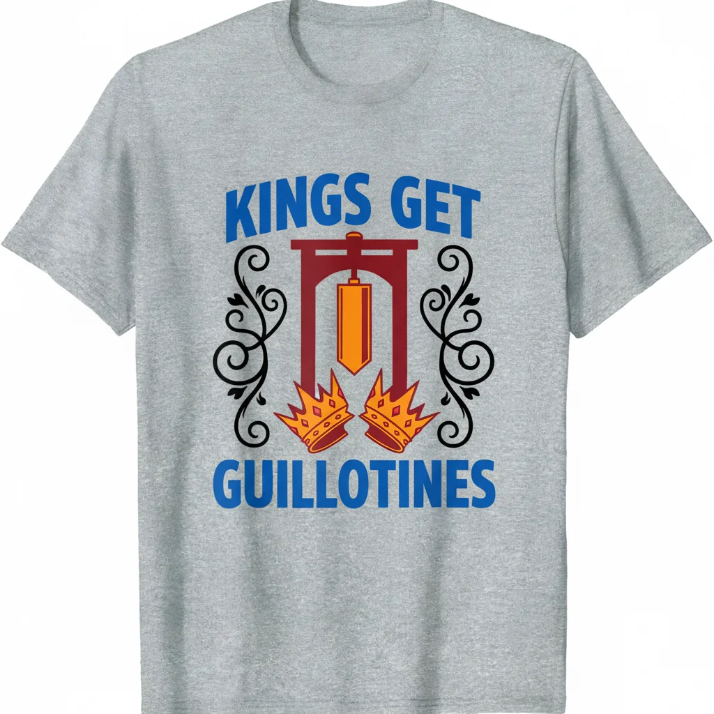 Reign & Revolution: The 'Kings Get Guillotines' Art Tee