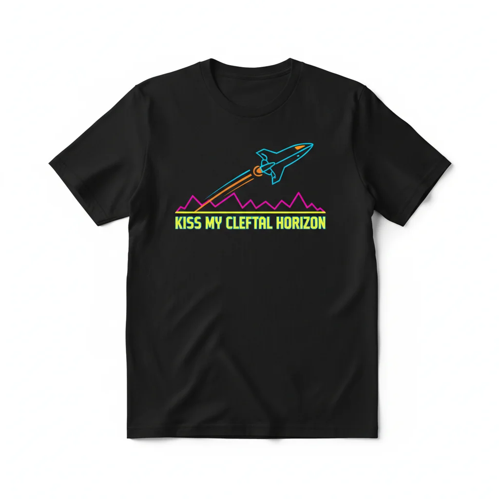 Embrace Your Horizon: The "Kiss My Cleftal Horizon" Essential T-Shirt