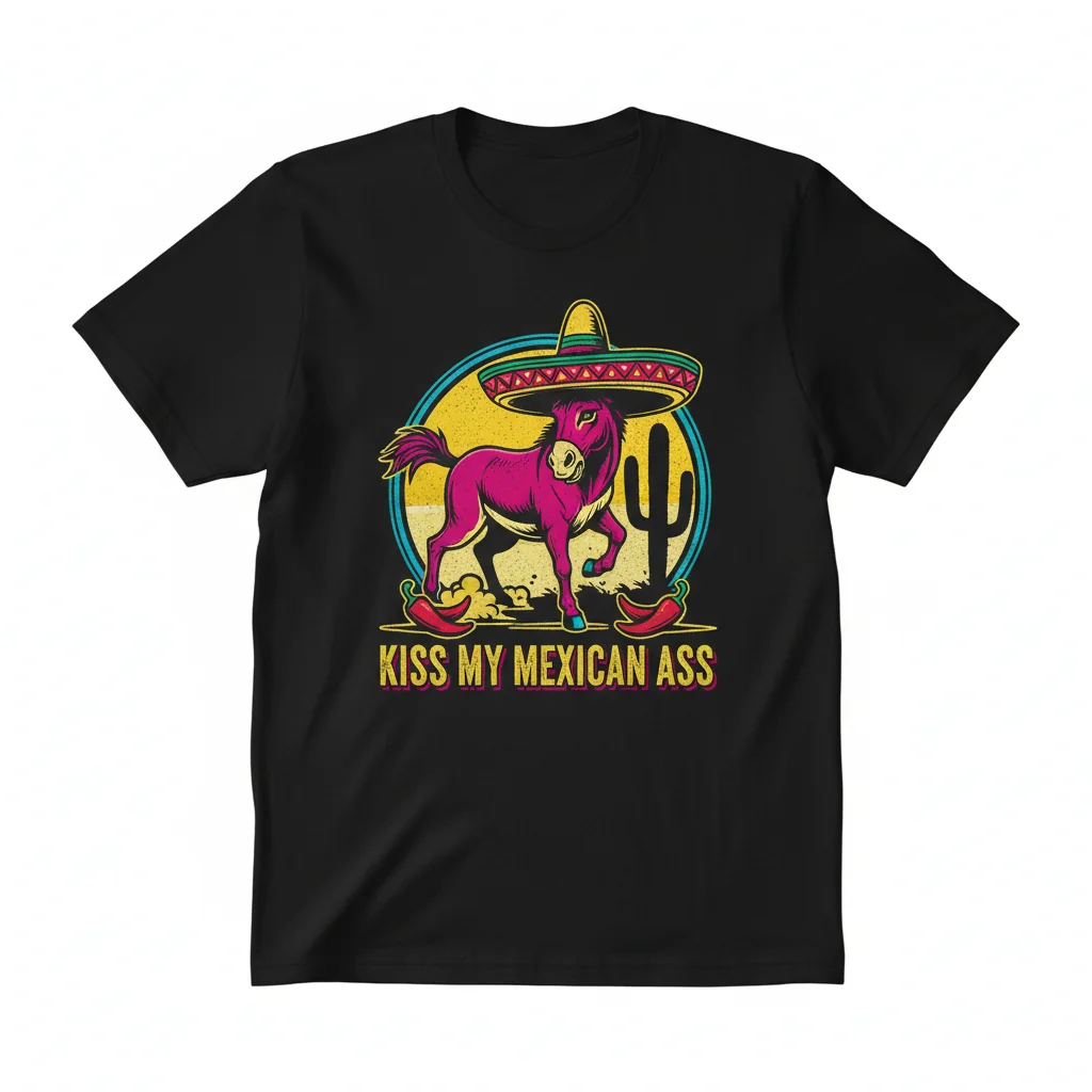 Embrace Your Spirit: 'Kiss My Mexican Ass' Essential T-Shirt
