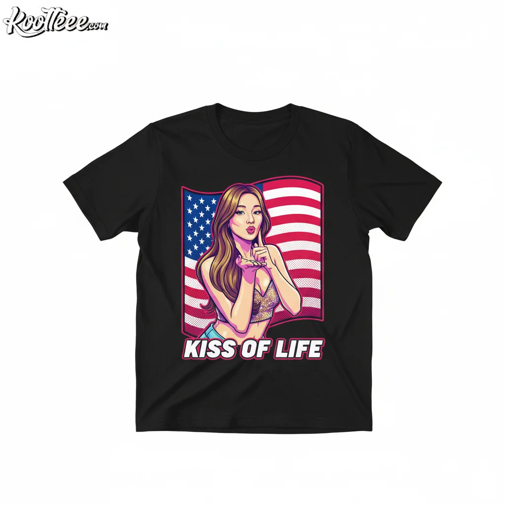 Belle Flag Wall Tapestry: Kiss Of Life Edition