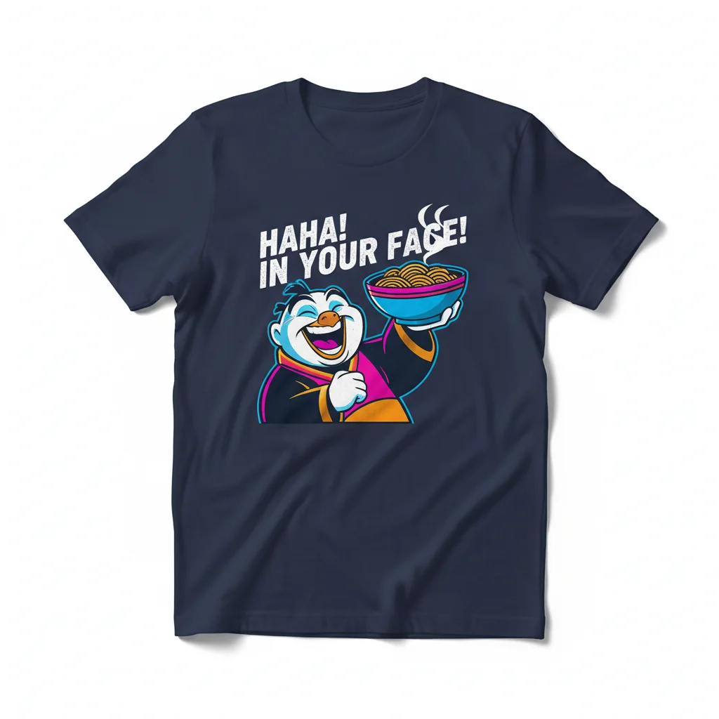 Kung Fu Panda Mr. Ping 'Haha In Your Face' Sketch Premium Essential T-Shirt