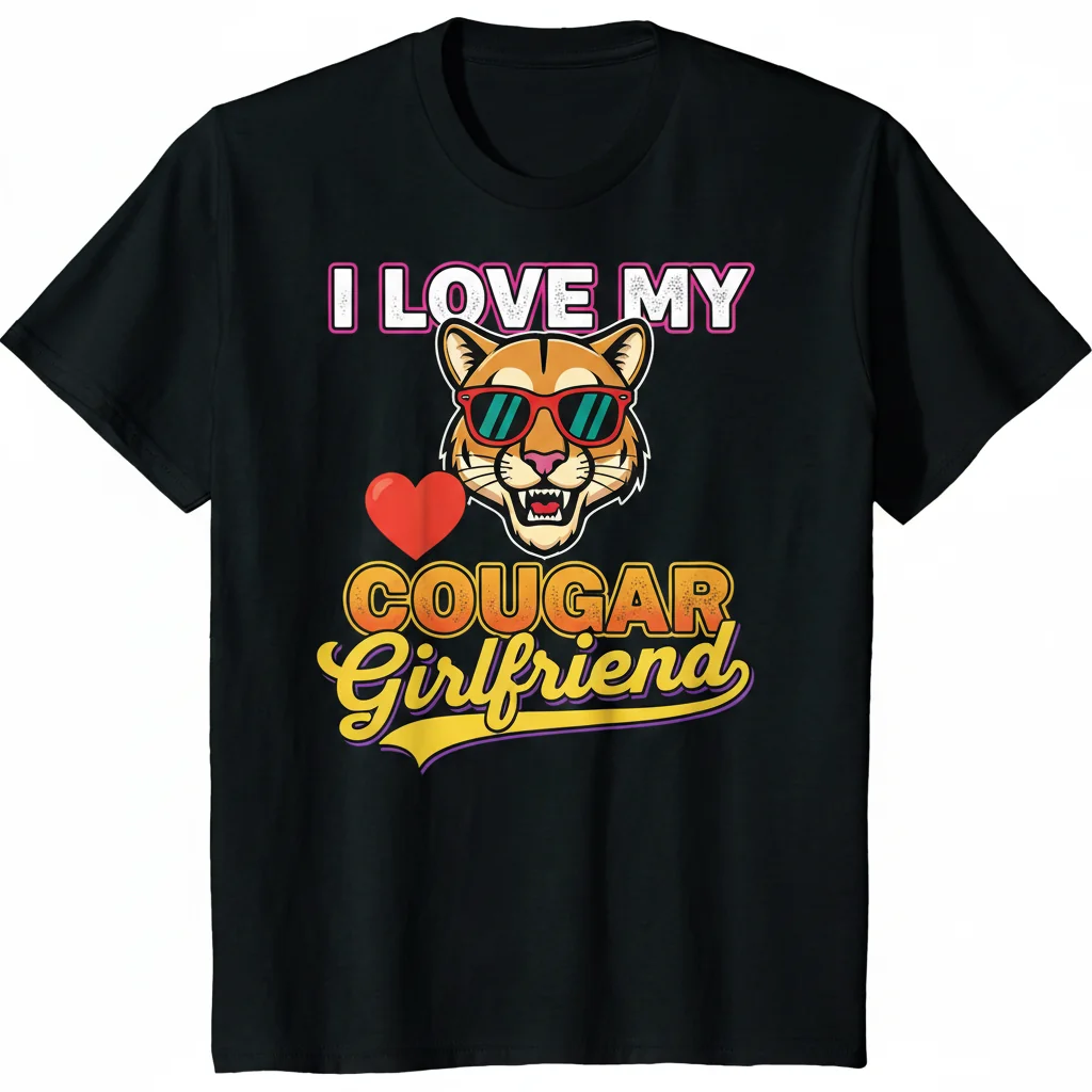 Embrace Your Love: 'I Love My Cougar Girlfriend' Essential Tee