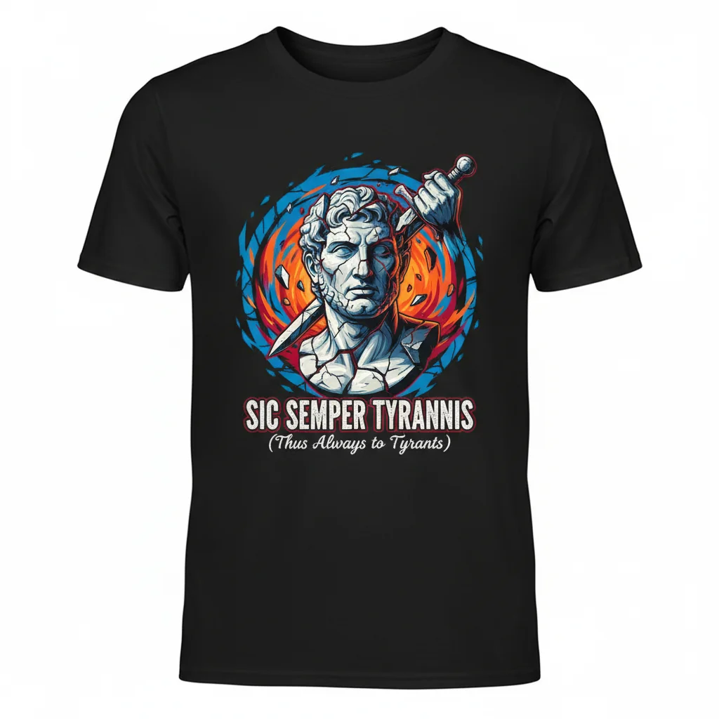 Sic Semper Tyrannis T-Shirt: Lasting Comfort, Unyielding Message