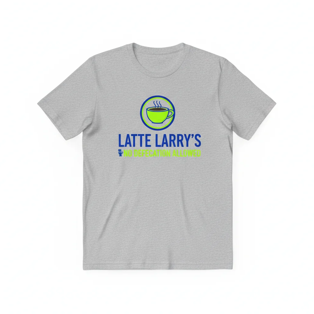 Latte Larry's - No Defecation Allowed: Express Yourself Active T-Shirt