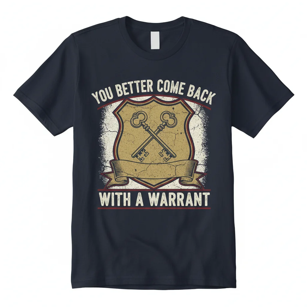 Warrant Check Street Tee: Essential Collection
