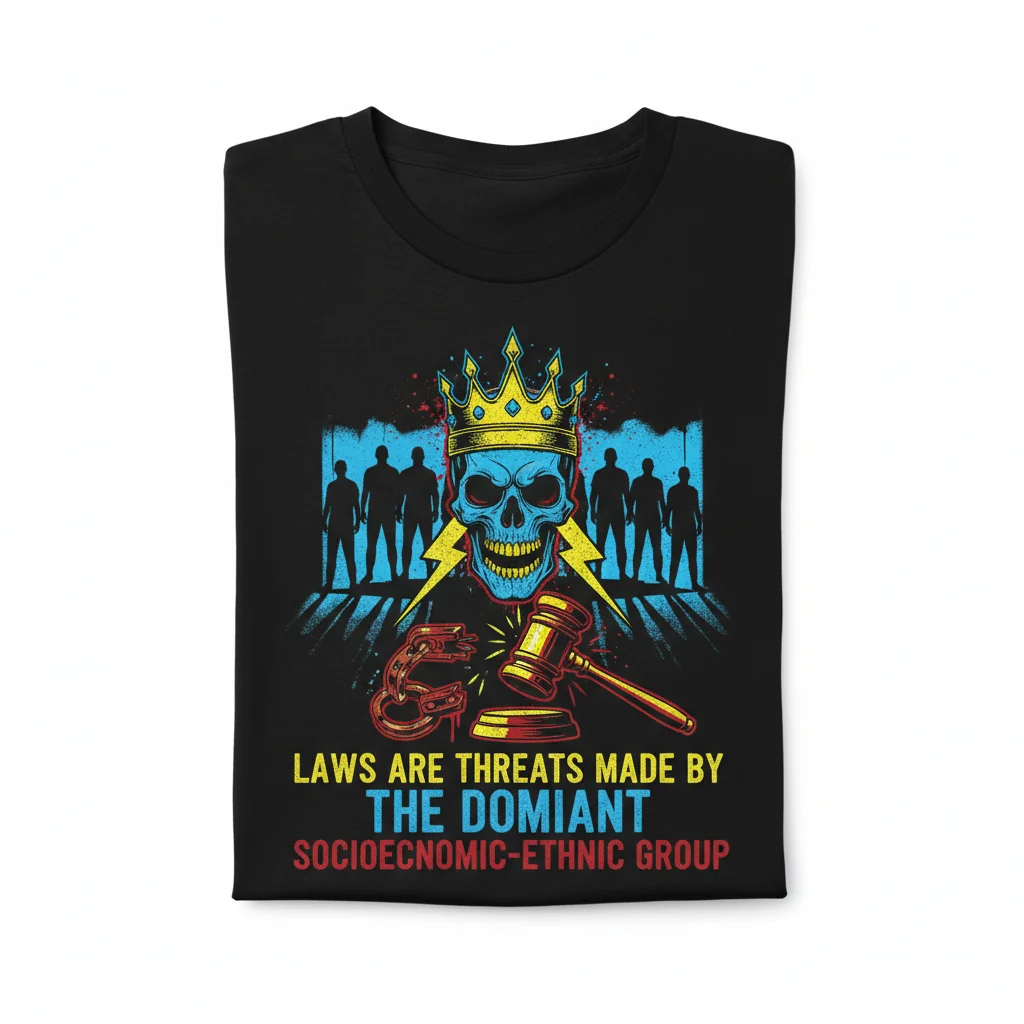 Speak Your Truth: 'Laws Are Threats' Statement T-Shirt