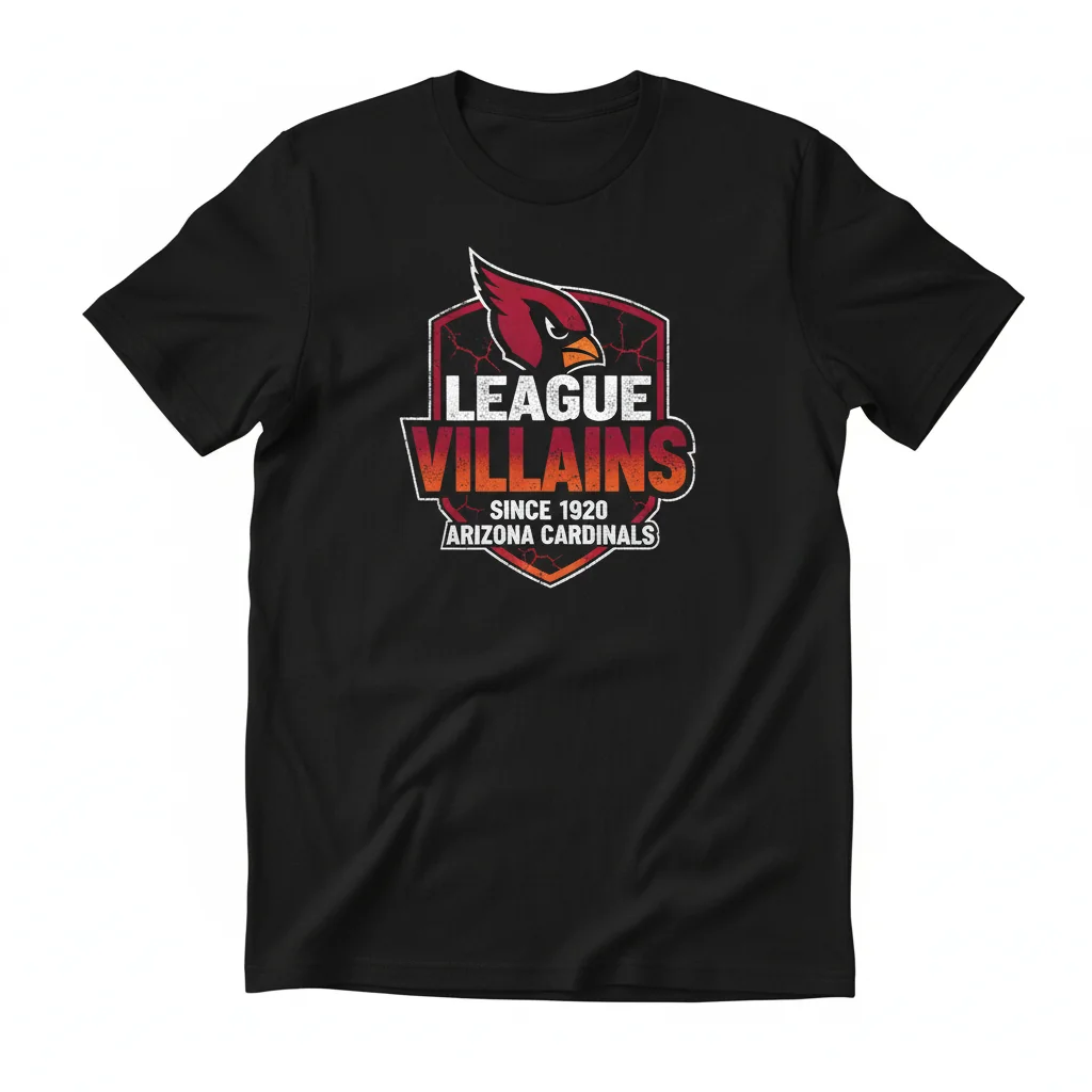 Arizona Cardinals "League Villains Since 1920" Fan T-Shirt