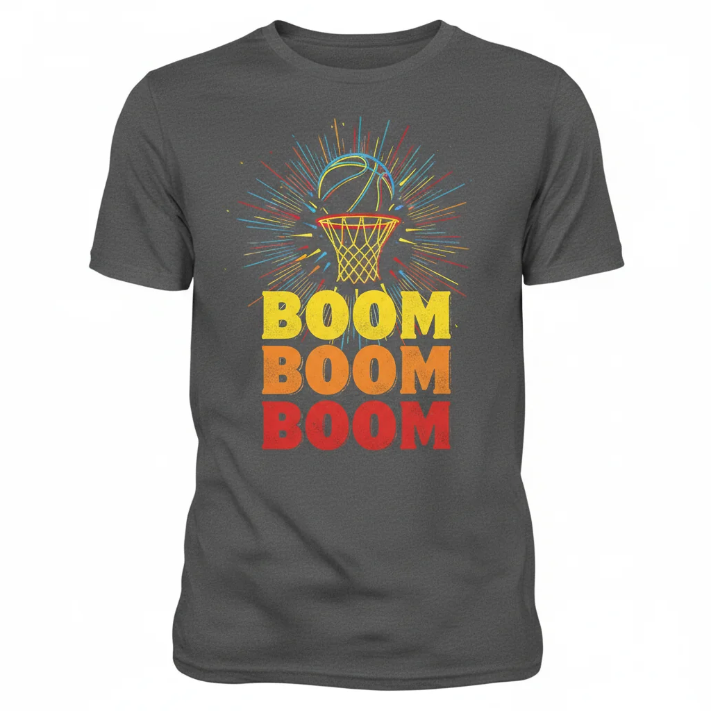LeBron James "Boom Boom Boom" – Art-Inspired Essential Tee