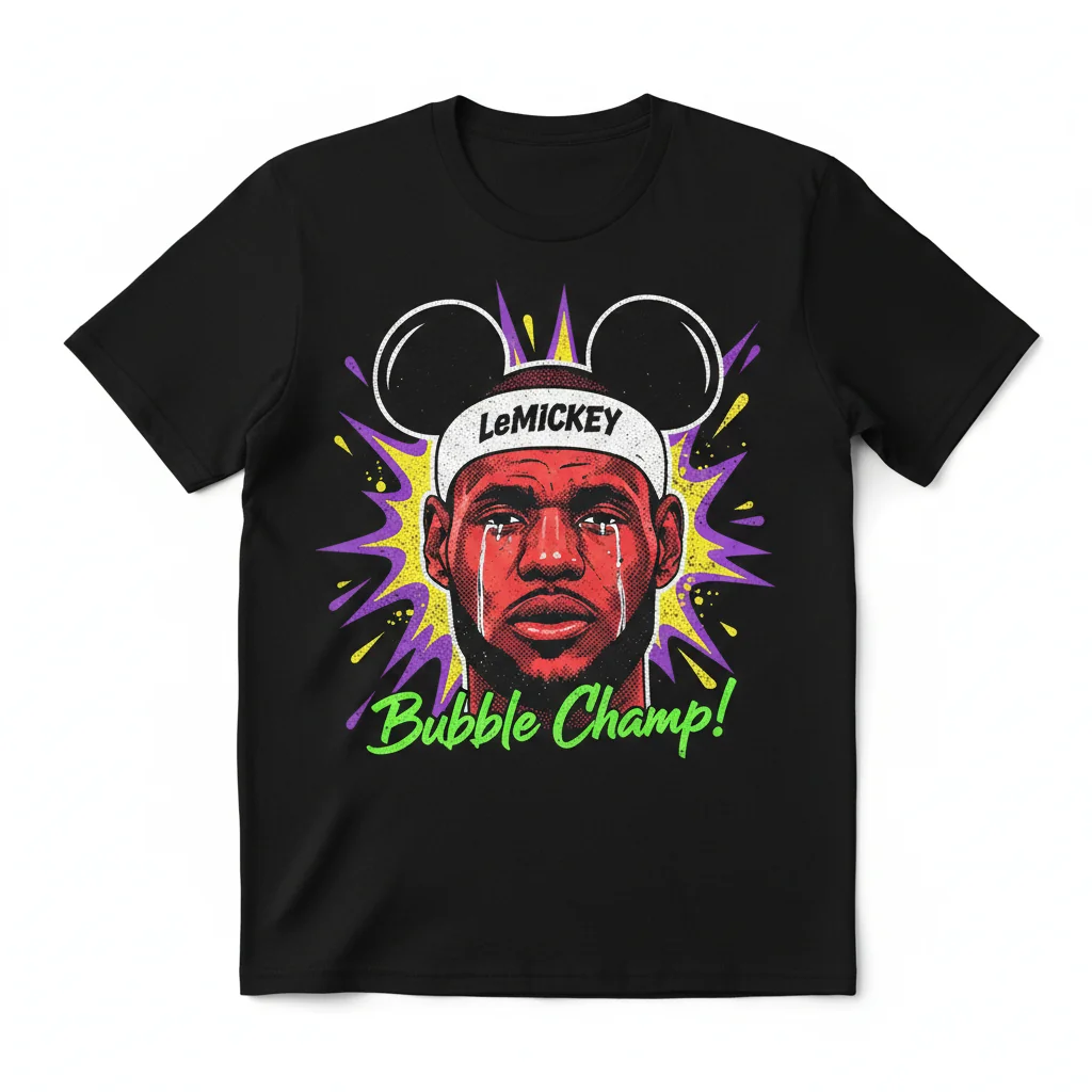 LeMickey Bubble Championship Shirt | Premium Meme Tee for LeBron Haters