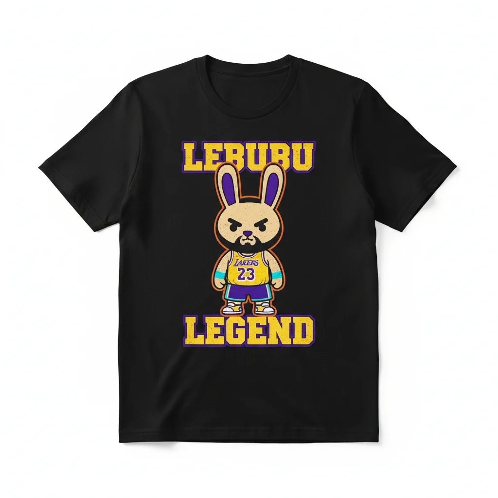 LeBron James x Labubu 'Lebubu' Mashup T-Shirt | Premium Cotton Graphic Tee