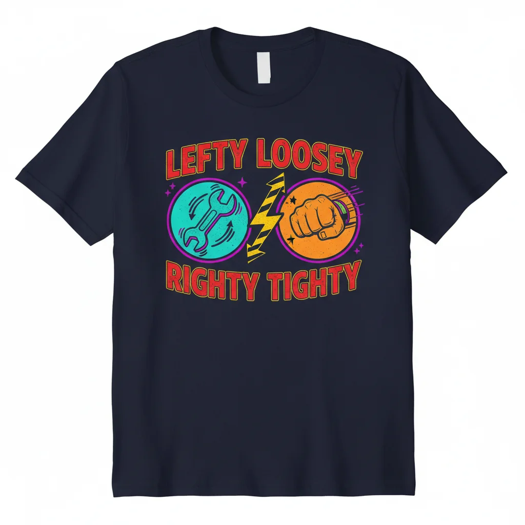 Leftie Loosey Righty Fighty Funny Essential T-Shirt