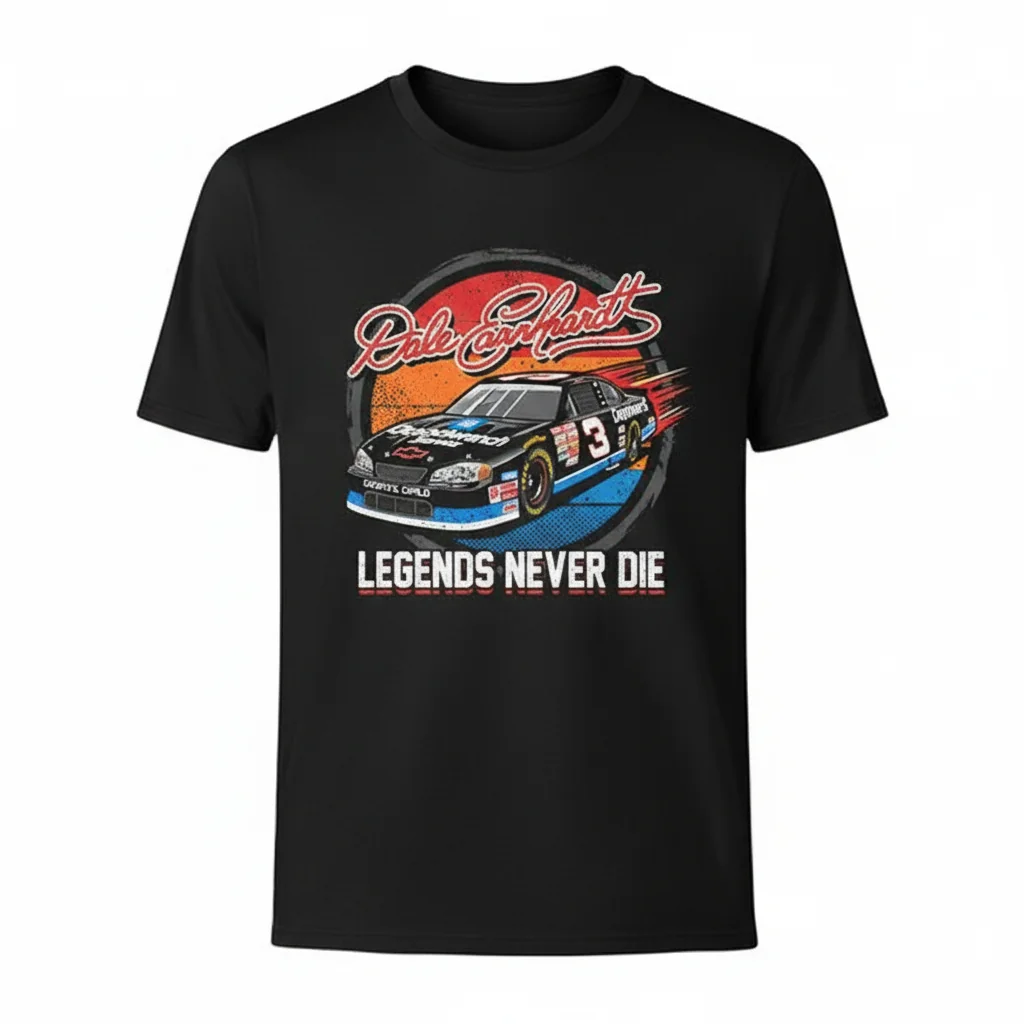 Legend Never Die Dale Earnhardt Signature Unisex T-Shirt – Premium Durability & Comfort