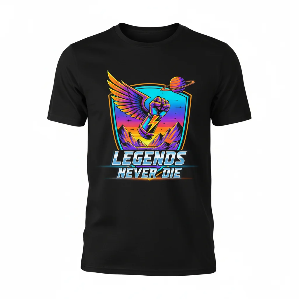 Legends Never Die Essential T-Shirt - Premium Unisex Cotton Tee