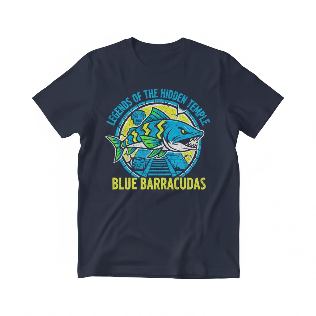 Legends Of The Hidden Temple Blue Barracudas - Essential T-Shirt