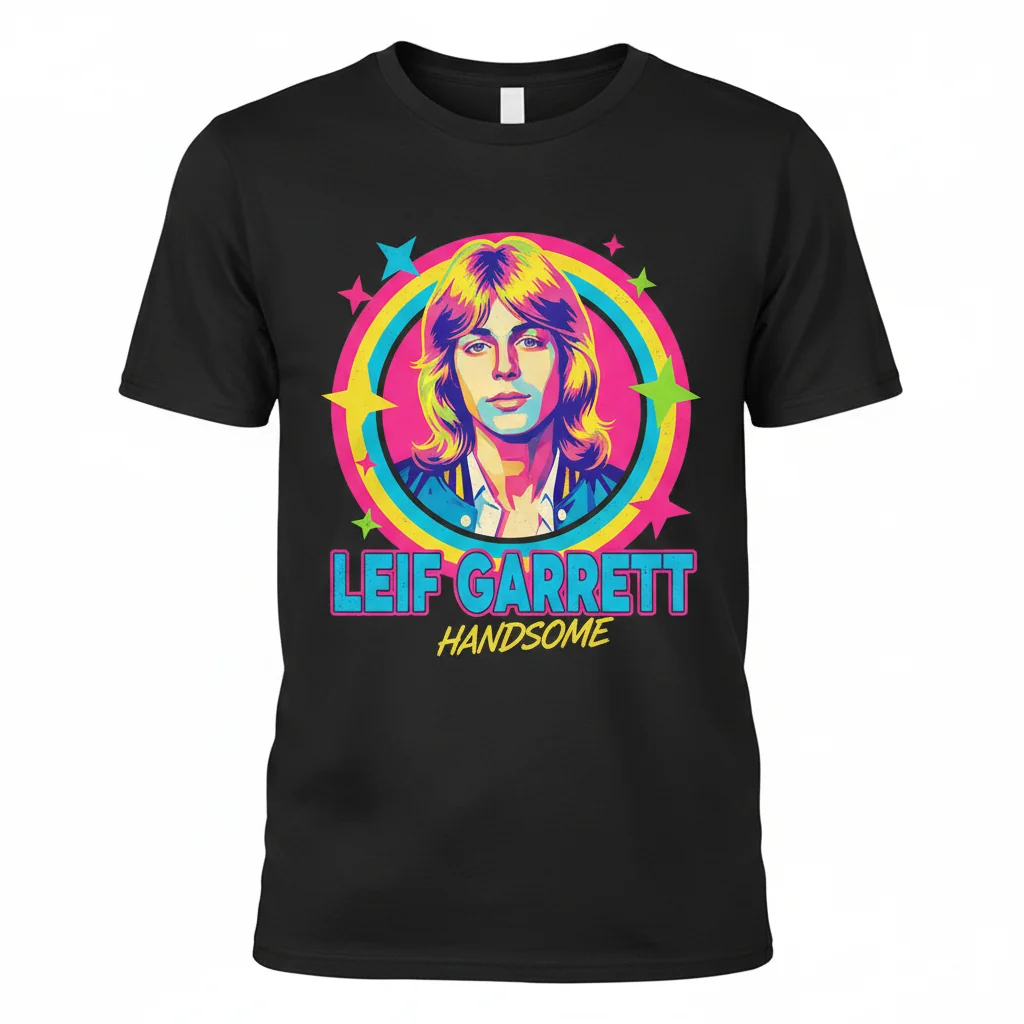 Embrace Your Inner Charmer: The "Leif Garrett Handsome" Essential Tee