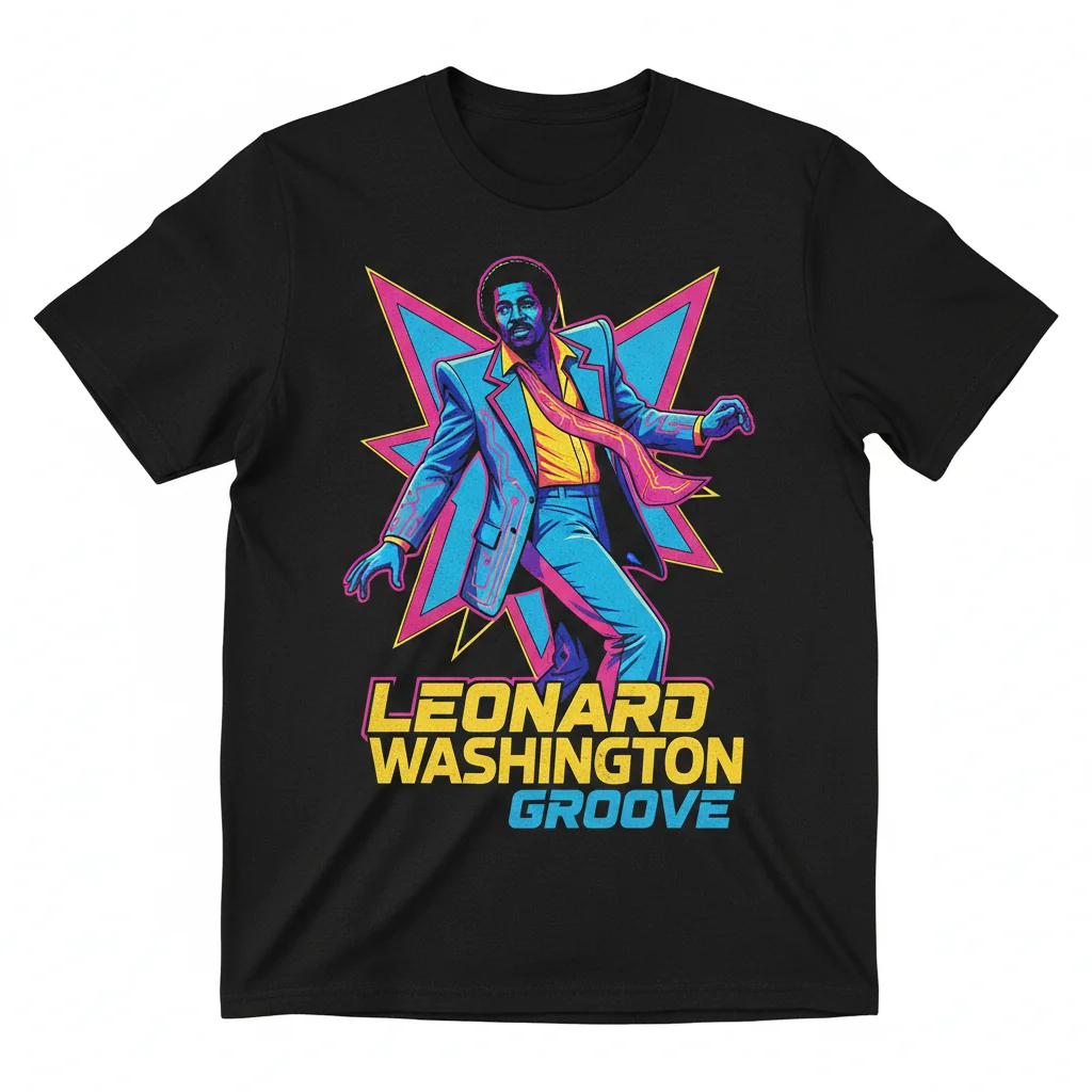 Durable Leonard Washington Chappelle Illustration Essential T-Shirt – Fade-Resistant & Perfect Fit