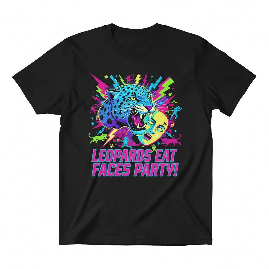 LEOPARDS EATING FACES: The Party Essential Tee
