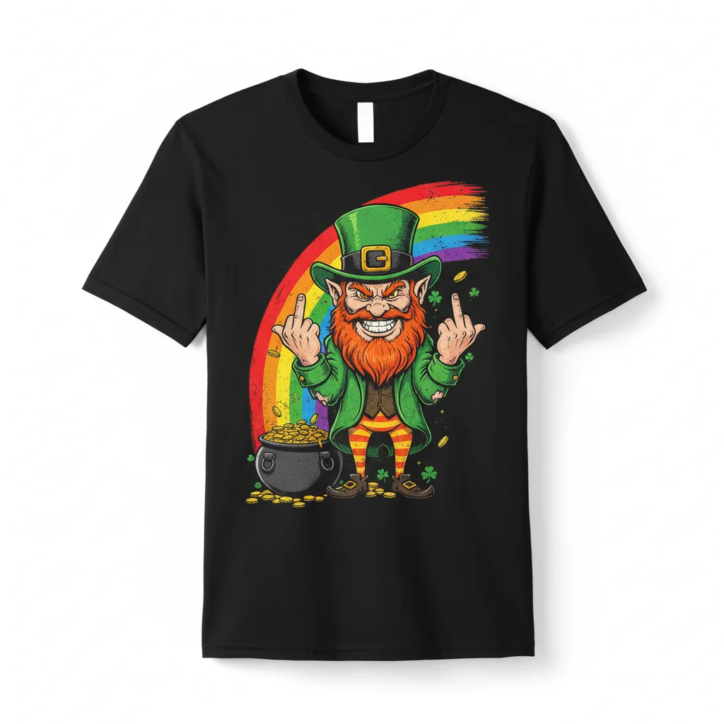 Lucky F*ck Rainbow Tee 1 Lucky F*ck Rainbow Tee