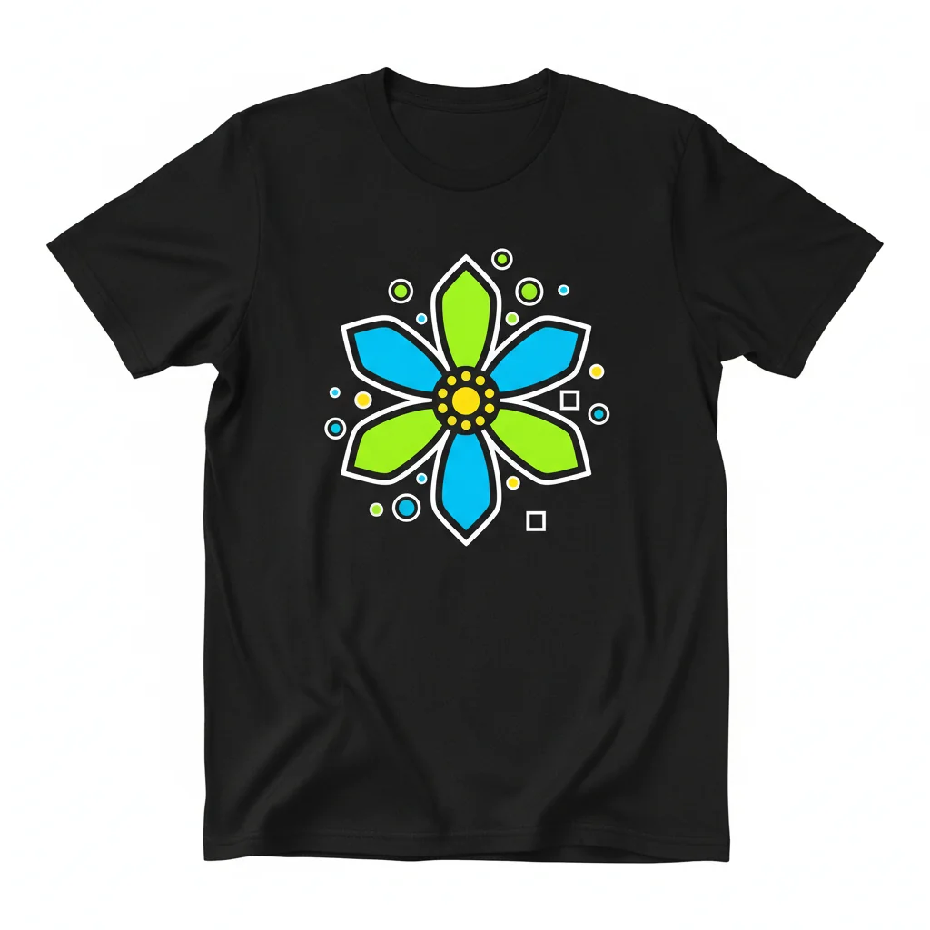 Lepton Daisy Essential T-Shirt – Premium 100% Ring-Spun Cotton Tee for Men & Women