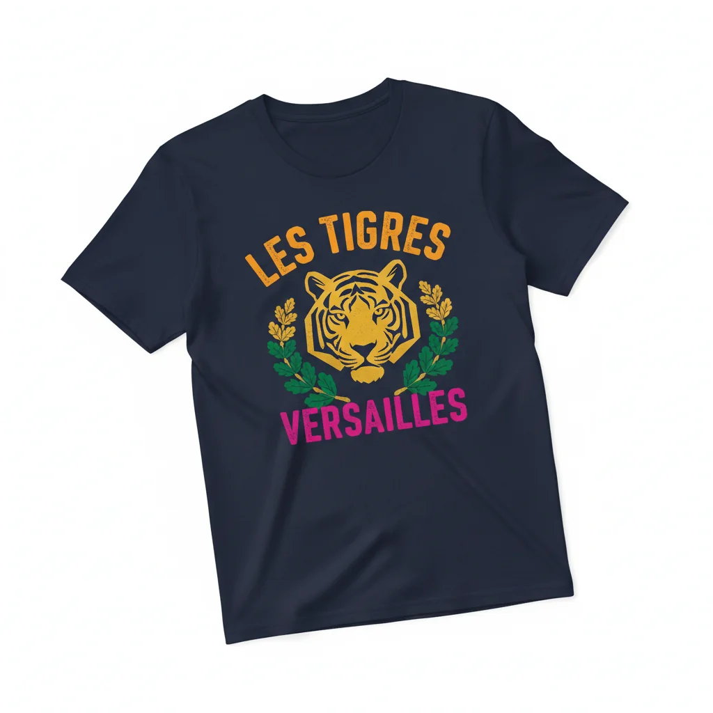 T-shirt essentiel "Les Tigres Versailles" – Confort doux et style unique