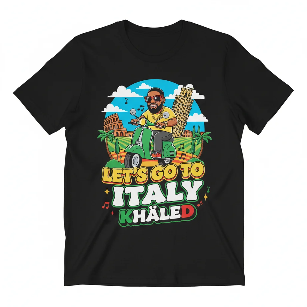 DJ Khaled 'Let's Go To Italy' Tee | Viral Streetwear Shirt