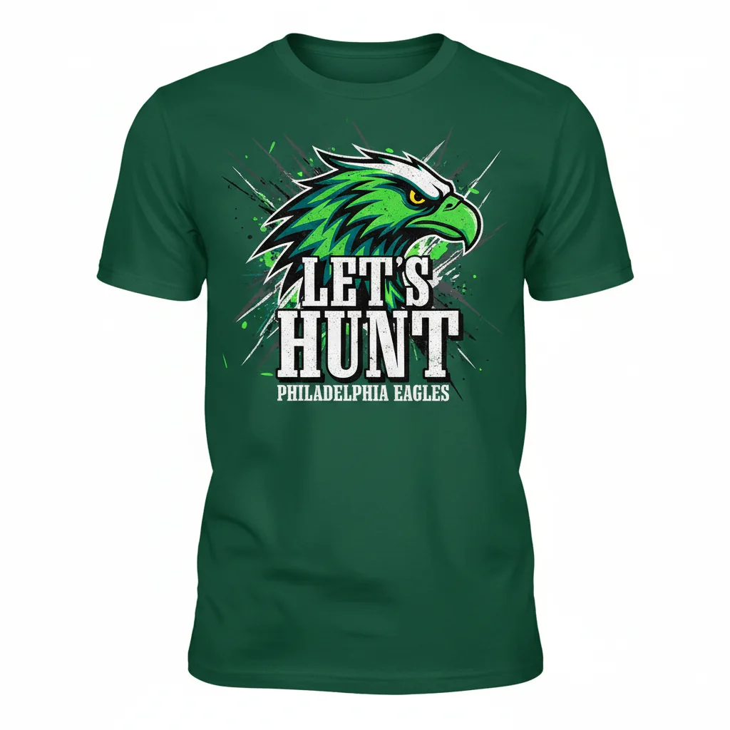 Philadelphia Eagles "Let's Hunt" Essential Unisex T-Shirt – Game Day Apparel