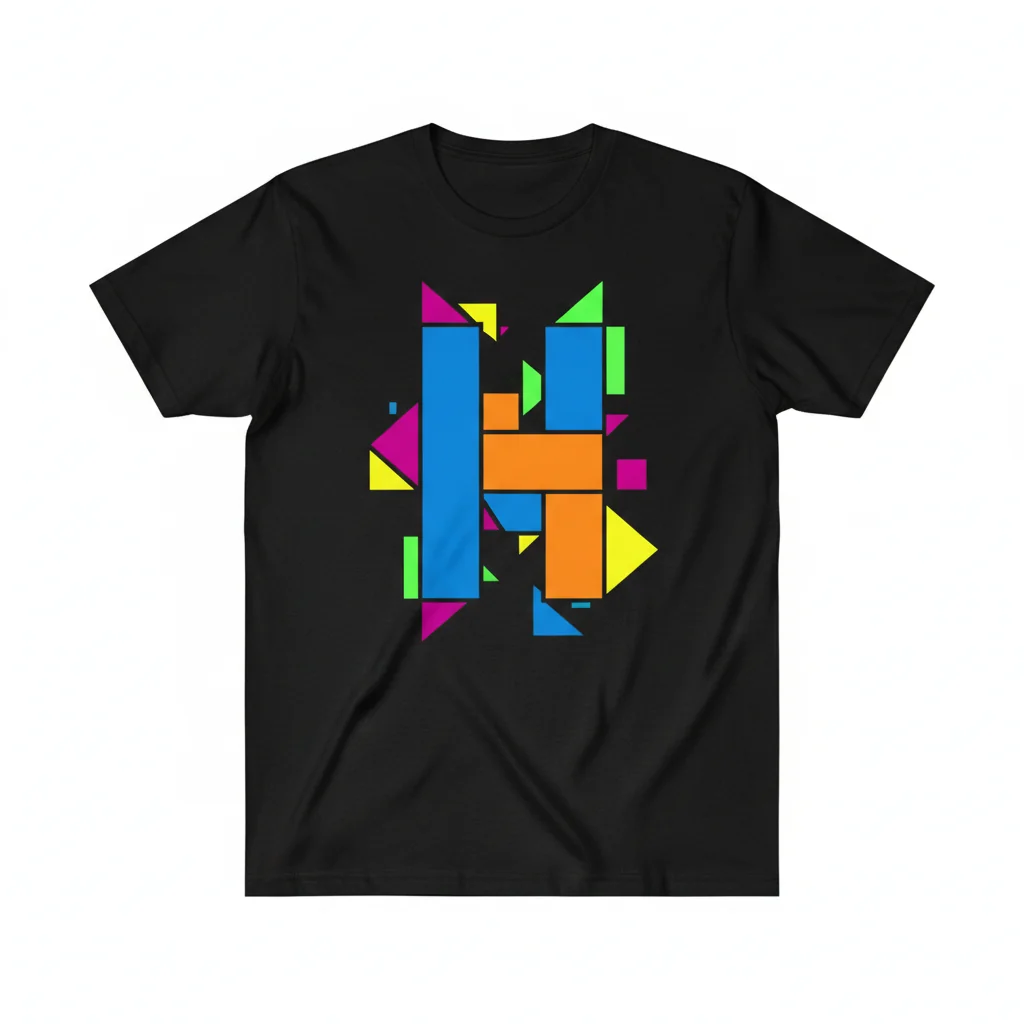 T-Shirt Símbolo Monograma Letra H Regalo Personalizado Hombres Mujeres Niños Niñas