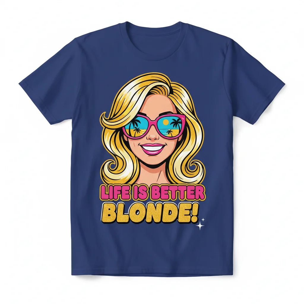 Blonde Life Better Essential T-Shirt - Premium Cotton & Retail Fit