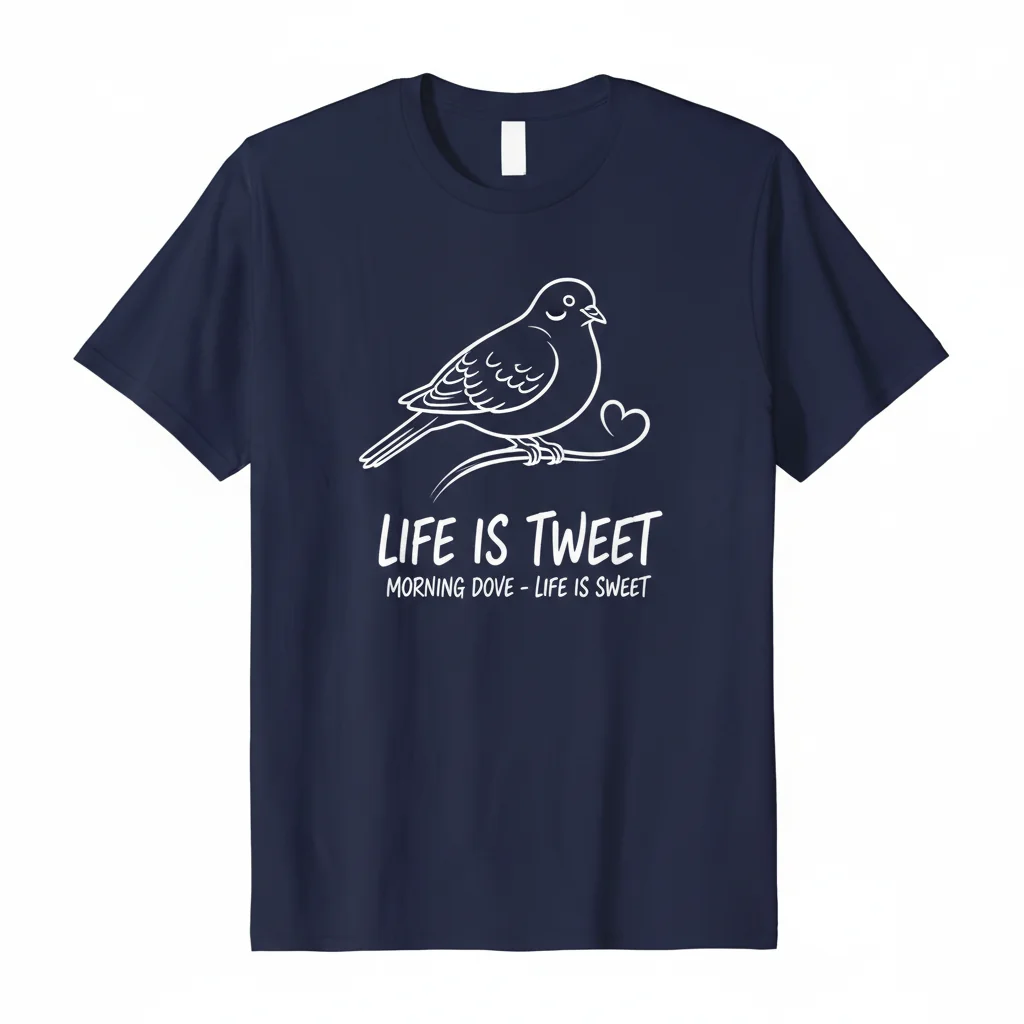 Life is Tweet Mourning Dove Essential Tee