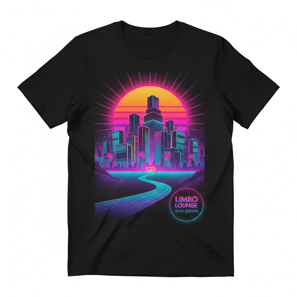 Limbo Lounge Dusk Edition Graphic T-Shirt – Ultra-Soft Unisex Tee