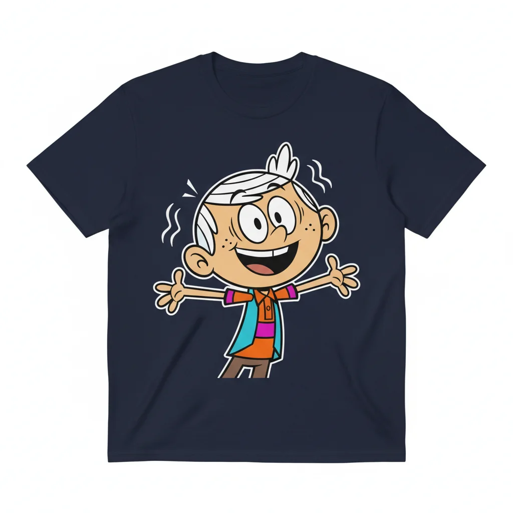 Lincoln Loud Happy The Loud House Essential T-Shirt: Vibrant & Durable Comfort