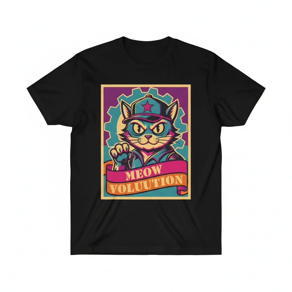 Lisa Resist Style Shepard Fairey Satire Cartoon T-Shirt – Urban Art Tee