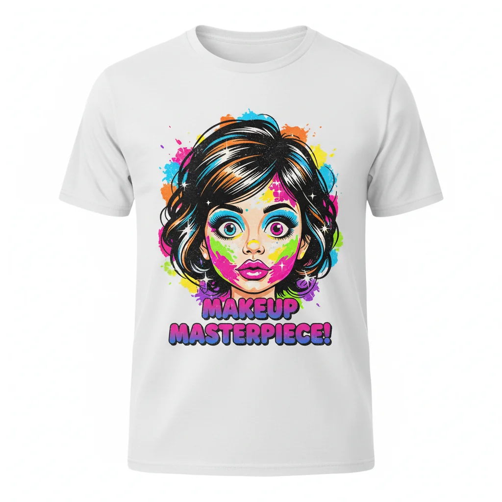 The 'Little Girl with Makeup' Meme: Whimsical Joy Active T-Shirt