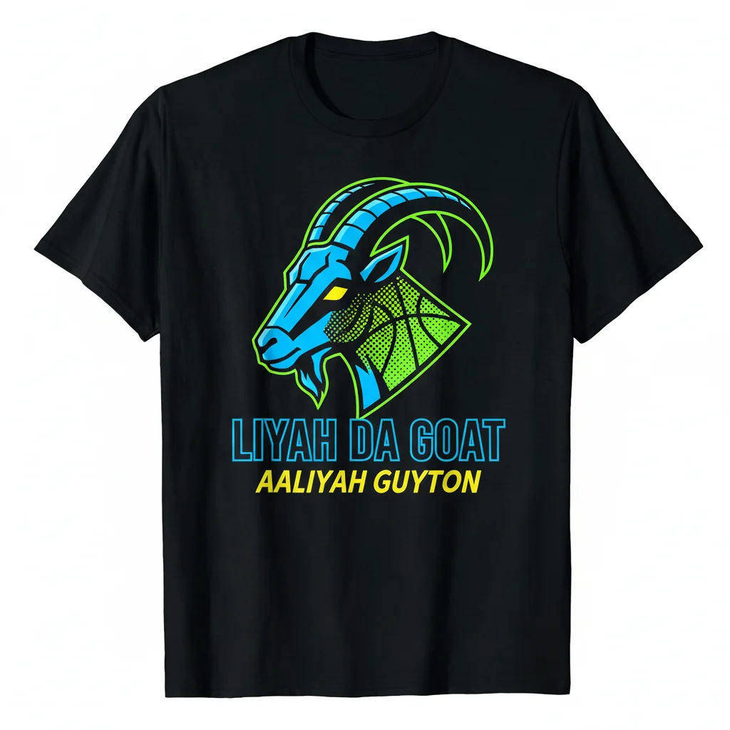 Liyah Da Goat Tee: Aaliyah Guyton Edition