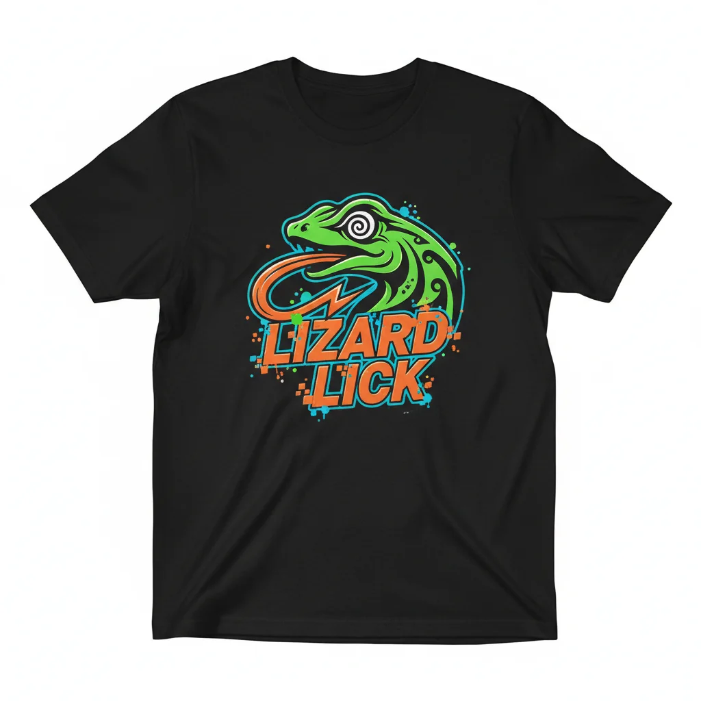 "Lizard Lick" Essential T-Shirt | Unisex Soft Cotton Graphic Tee