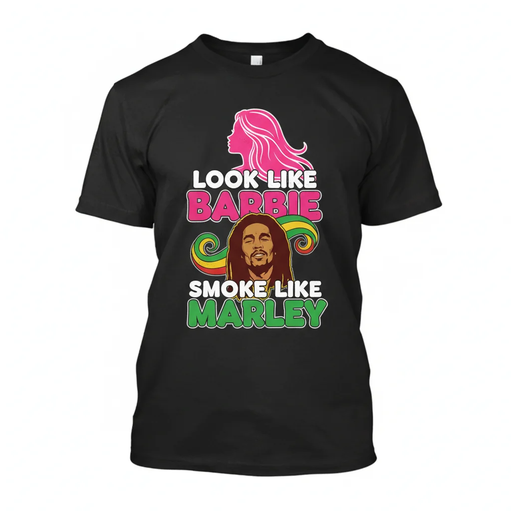 Embrace Your Vibe: 'Barbie & Marley' Premium Tee