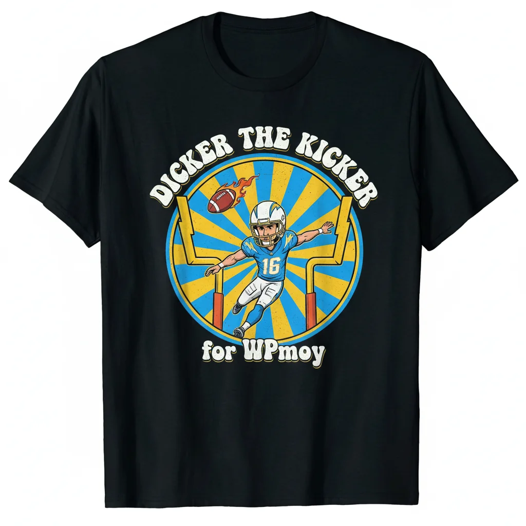 Chargers Dicker the Kicker Street Tee