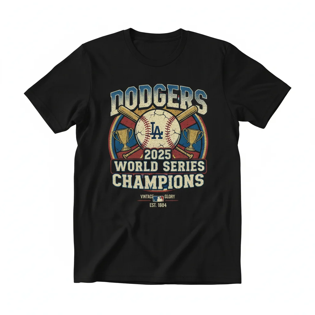 Dodgers 2025 World Series Vintage Tee: A Legacy of Dreams