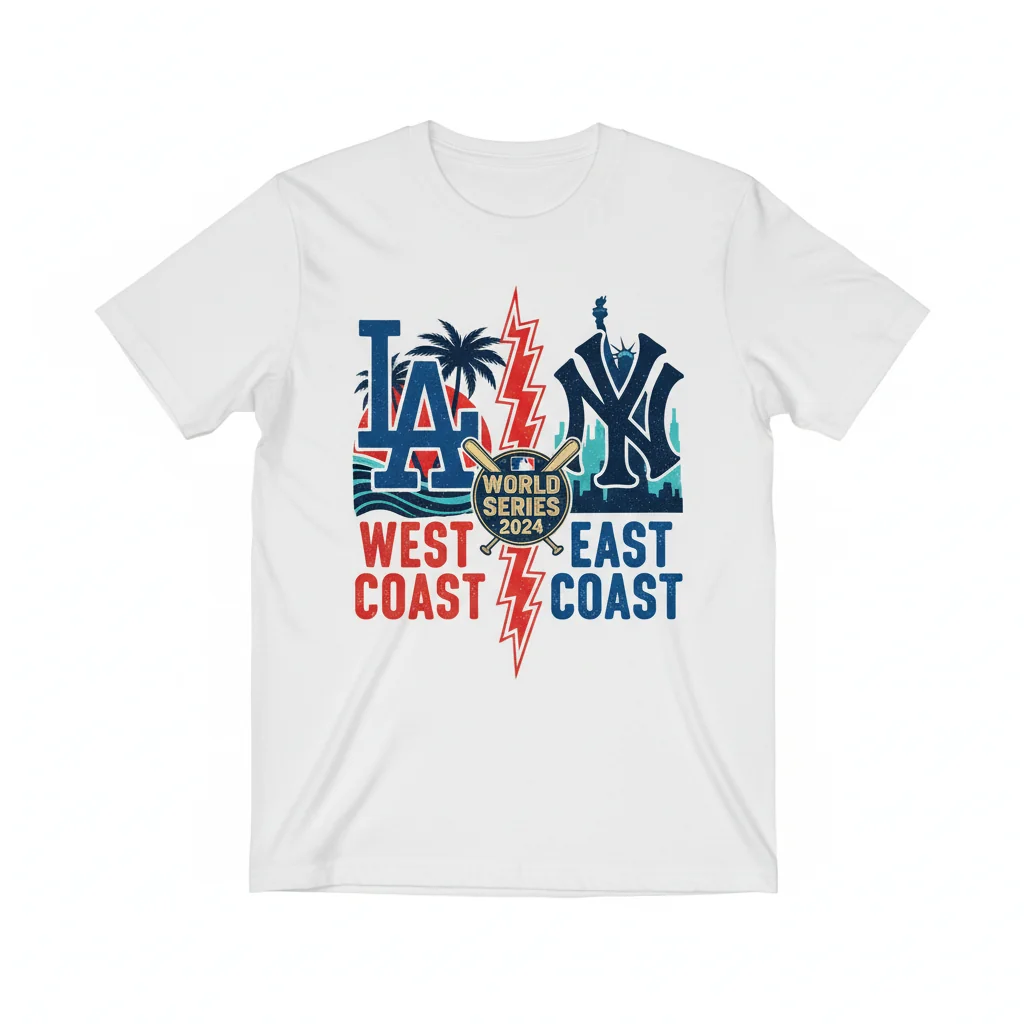 Dodgers vs. Yankees '24 Coast Clash Tee