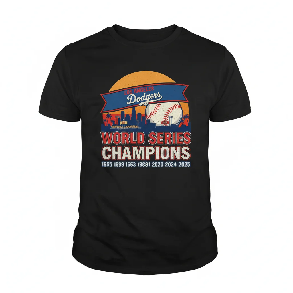 Dodgers Dynasty Tee: World Series Champs Edition