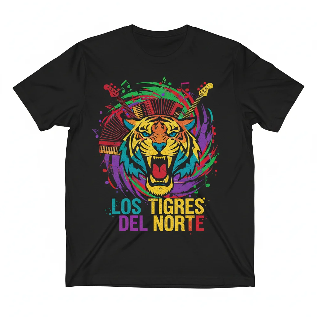Camiseta Los Tigres del Norte: Leyendas Musicales en Tu Piel