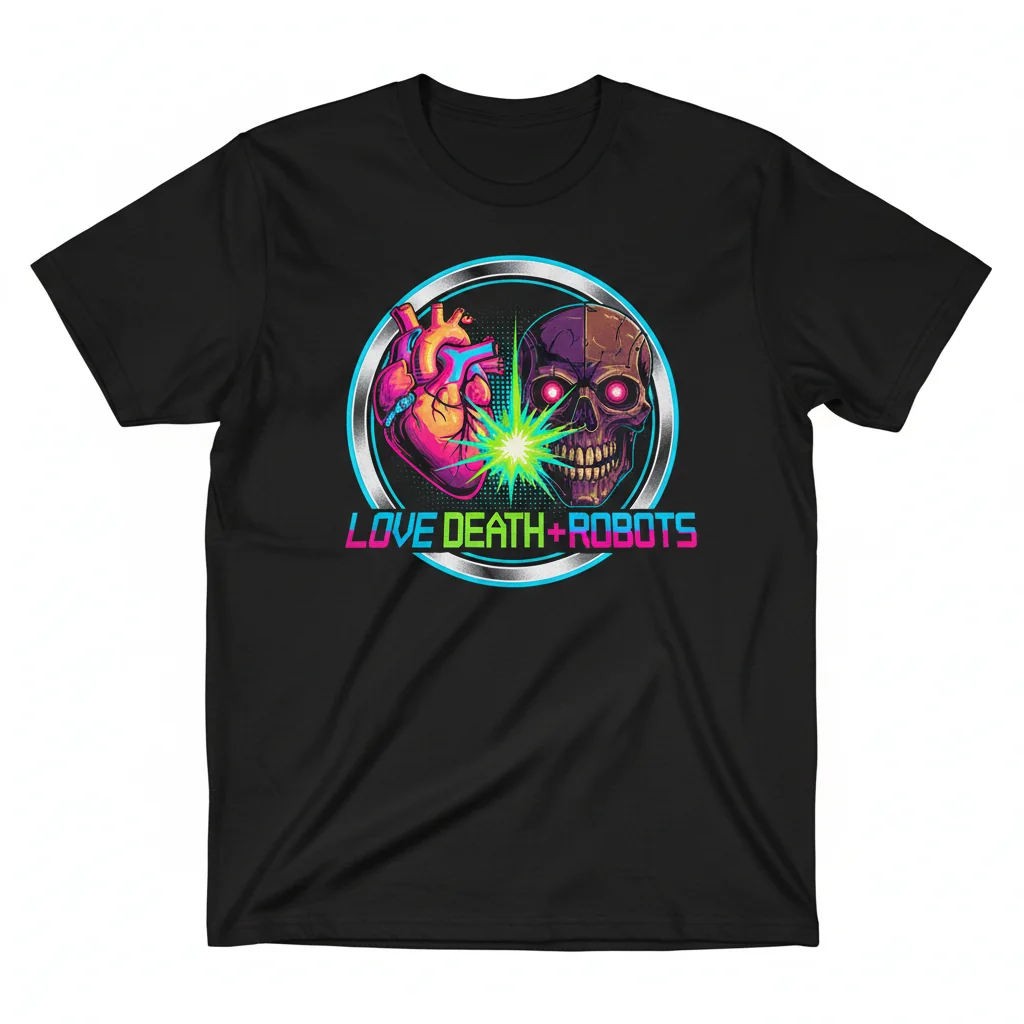 Love Death + Robots T-Shirt | Sci-Fi Anime Series Inspired Tee