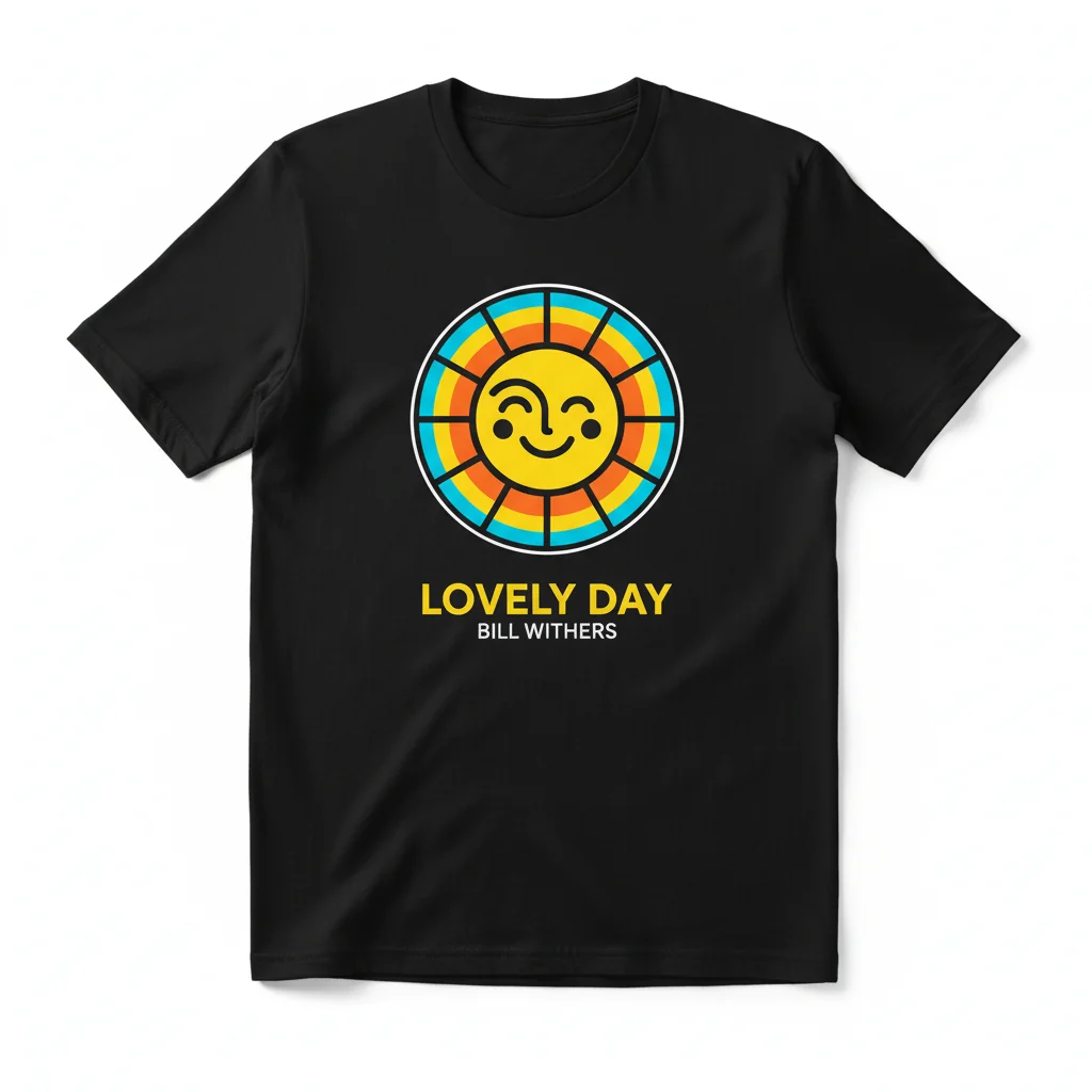Bill Withers Lovely Day T-Shirt - Official Music Artist Tee