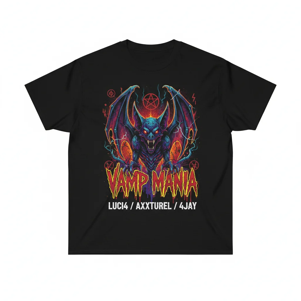 Vampmania: Luci4, Axxturel & 4jay Artistic Graphic Tee