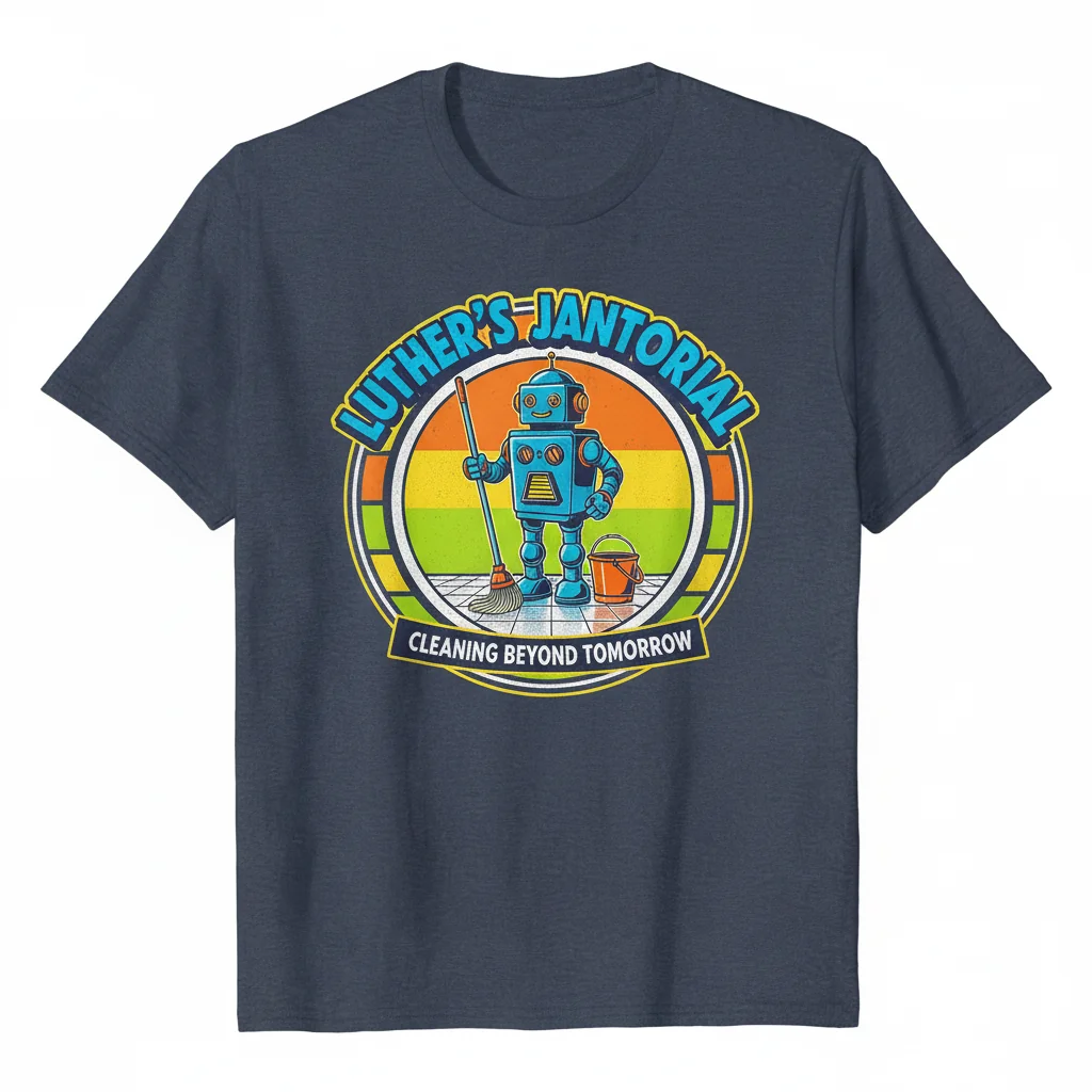 Luther's Janitorial Essential T-Shirt – Premium Ring-Spun Cotton Tee