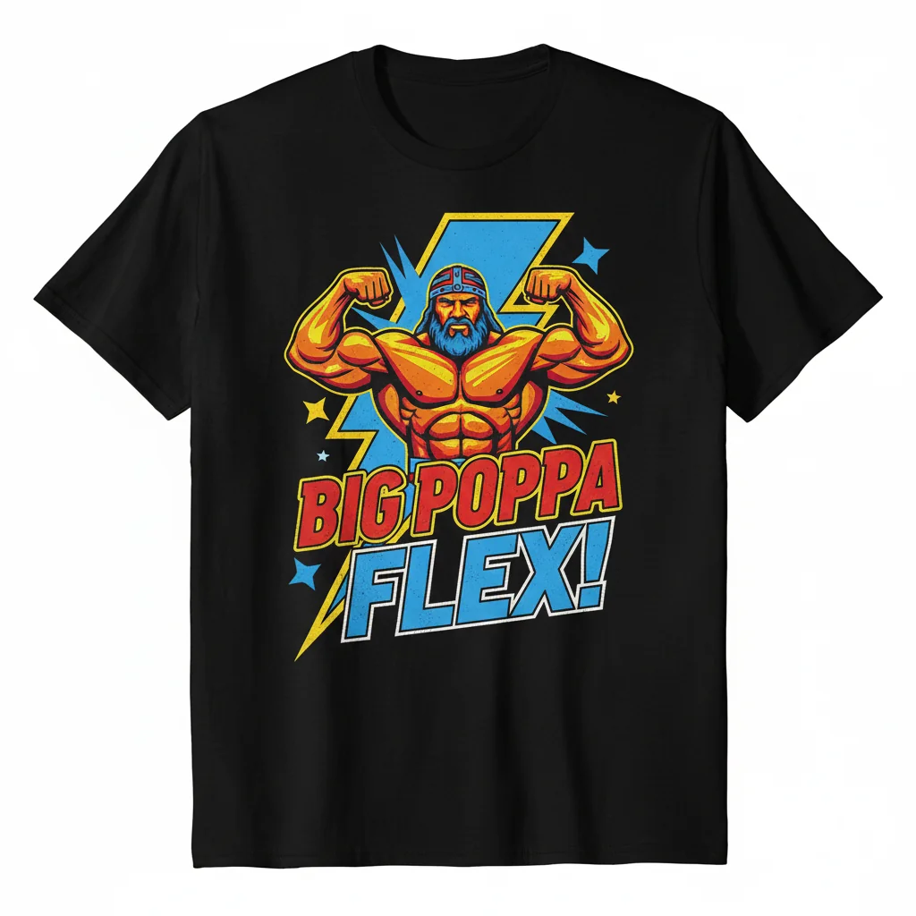Scott Steiner Big Poppa Pump Flex T-Shirt - Men's & Women's Apparel