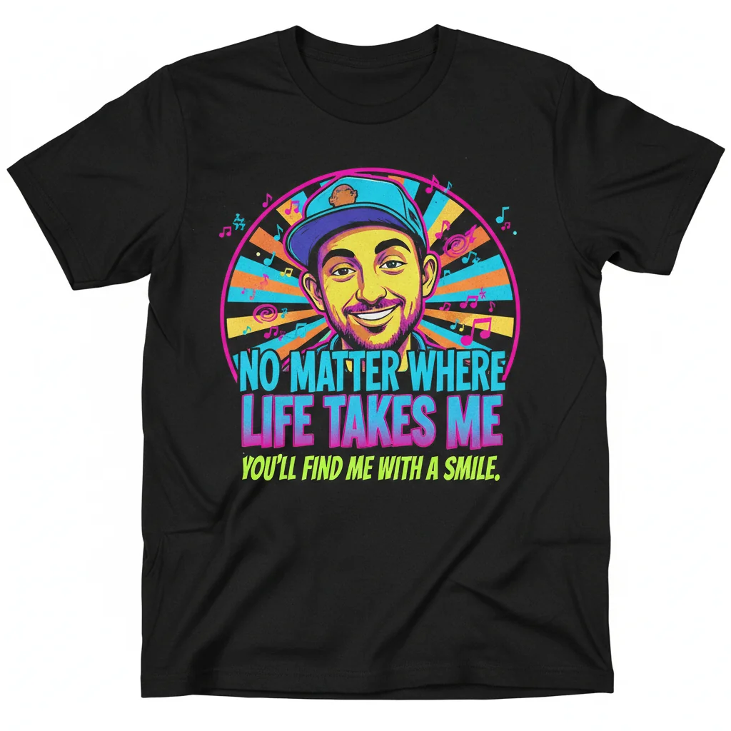 "Find Me With A Smile" Mac Miller Tribute Tee